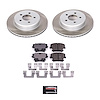 SC1720 Semi-Coated Rotor & Low-Dust Ceramic Brake Pad Kit - image 1