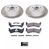 SC1770 Semi-Coated Rotor & Low-Dust Ceramic Brake Pad Kit - image 1