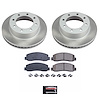 SC1781 Semi-Coated Rotor & Low-Dust Ceramic Brake Pad Kit - image 1