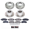 SC1782 Semi-Coated Rotor & Low-Dust Ceramic Brake Pad Kit - image 1