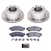 SC1798 Semi-Coated Rotor & Low-Dust Ceramic Brake Pad Kit - image 1