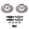 SC1831 Semi-Coated Rotor & Low-Dust Ceramic Brake Pad Kit - image 1