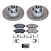 SC1854 Semi-Coated Rotor & Low-Dust Ceramic Brake Pad Kit - image 1