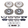 SC1855 Semi-Coated Rotor & Low-Dust Ceramic Brake Pad Kit - image 1