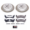 SC1858 Semi-Coated Rotor & Low-Dust Ceramic Brake Pad Kit - image 1