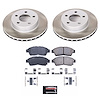 SC1860 Semi-Coated Rotor & Low-Dust Ceramic Brake Pad Kit - image 1