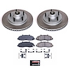 SC1865 Semi-Coated Rotor & Low-Dust Ceramic Brake Pad Kit - image 1