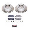 SC1890 Semi-Coated Rotor & Low-Dust Ceramic Brake Pad Kit - image 1