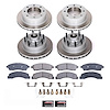 SC1894 Semi-Coated Rotor & Low-Dust Ceramic Brake Pad Kit - image 1