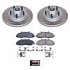SC1914 Semi-Coated Rotor & Low-Dust Ceramic Brake Pad Kit - image 1