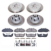 SC1915 Semi-Coated Rotor & Low-Dust Ceramic Brake Pad Kit - image 1
