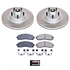 SC1920 Semi-Coated Rotor & Low-Dust Ceramic Brake Pad Kit - image 1