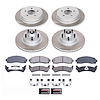 SC1921 Semi-Coated Rotor & Low-Dust Ceramic Brake Pad Kit - image 1
