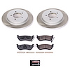 SC1929 Semi-Coated Rotor & Low-Dust Ceramic Brake Pad Kit - image 1