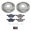 SC1930 Semi-Coated Rotor & Low-Dust Ceramic Brake Pad Kit - image 1
