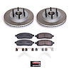 SC1939 Semi-Coated Rotor & Low-Dust Ceramic Brake Pad Kit - image 1