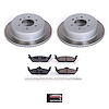 SC1950 Semi-Coated Rotor & Low-Dust Ceramic Brake Pad Kit - image 1
