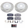 SC196 Semi-Coated Rotor & Low-Dust Ceramic Brake Pad Kit - image 1