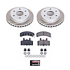 SC1970 Semi-Coated Rotor & Low-Dust Ceramic Brake Pad Kit - image 1