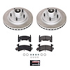 SC1985 Semi-Coated Rotor & Low-Dust Ceramic Brake Pad Kit - image 1