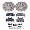 SC1990 Semi-Coated Rotor & Low-Dust Ceramic Brake Pad Kit - image 1