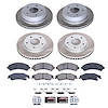 SC2006 Semi-Coated Rotor & Low-Dust Ceramic Brake Pad Kit - image 1
