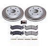 SC2009 Semi-Coated Rotor & Low-Dust Ceramic Brake Pad Kit - image 1