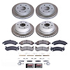 SC2015 Semi-Coated Rotor & Low-Dust Ceramic Brake Pad Kit - image 1