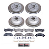 SC2016 Semi-Coated Rotor & Low-Dust Ceramic Brake Pad Kit - image 1
