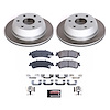 SC2018 Semi-Coated Rotor & Low-Dust Ceramic Brake Pad Kit - image 1