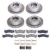 SC2027 Semi-Coated Rotor & Low-Dust Ceramic Brake Pad Kit - image 1
