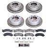 SC2029 Semi-Coated Rotor & Low-Dust Ceramic Brake Pad Kit - image 1