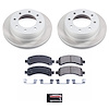 SC2039 Semi-Coated Rotor & Low-Dust Ceramic Brake Pad Kit - image 1