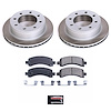 SC2043 Semi-Coated Rotor & Low-Dust Ceramic Brake Pad Kit - image 1