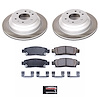 SC2050 Semi-Coated Rotor & Low-Dust Ceramic Brake Pad Kit - image 1
