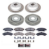 SC2062 Semi-Coated Rotor & Low-Dust Ceramic Brake Pad Kit - image 1