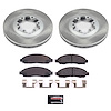 SC2066 Semi-Coated Rotor & Low-Dust Ceramic Brake Pad Kit - image 1