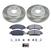 SC2067 Semi-Coated Rotor & Low-Dust Ceramic Brake Pad Kit - image 1