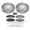 SC2069 Semi-Coated Rotor & Low-Dust Ceramic Brake Pad Kit - image 1