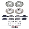 SC2070 Semi-Coated Rotor & Low-Dust Ceramic Brake Pad Kit - image 1
