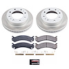 SC2071 Semi-Coated Rotor & Low-Dust Ceramic Brake Pad Kit - image 1