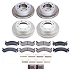 SC2073 Semi-Coated Rotor & Low-Dust Ceramic Brake Pad Kit - image 1