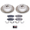 SC2083 Semi-Coated Rotor & Low-Dust Ceramic Brake Pad Kit - image 1