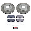 SC2090 Semi-Coated Rotor & Low-Dust Ceramic Brake Pad Kit - image 1