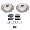 SC2092 Semi-Coated Rotor & Low-Dust Ceramic Brake Pad Kit - image 1