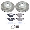 SC2110 Semi-Coated Rotor & Low-Dust Ceramic Brake Pad Kit - image 1
