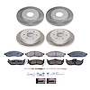 SC212 Semi-Coated Rotor & Low-Dust Ceramic Brake Pad Kit - image 1