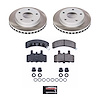 SC2126 Semi-Coated Rotor & Low-Dust Ceramic Brake Pad Kit - image 1