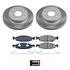 SC2147 Semi-Coated Rotor & Low-Dust Ceramic Brake Pad Kit - image 1