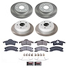 SC2150 Semi-Coated Rotor & Low-Dust Ceramic Brake Pad Kit - image 1